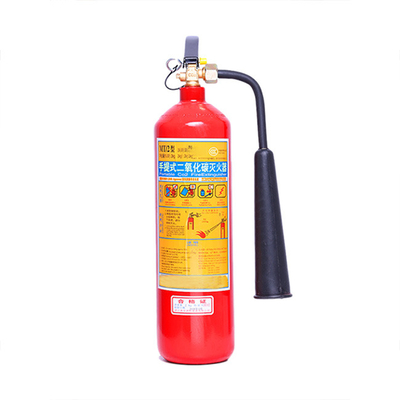 CO2 concentration &amp;#226; &amp;#137; &amp;#165; 99.5% 4kg Carbon Dioxide Fire Extinguisher Trolley Type Portable Fire Fighting Equipment Household Factory Use 3C